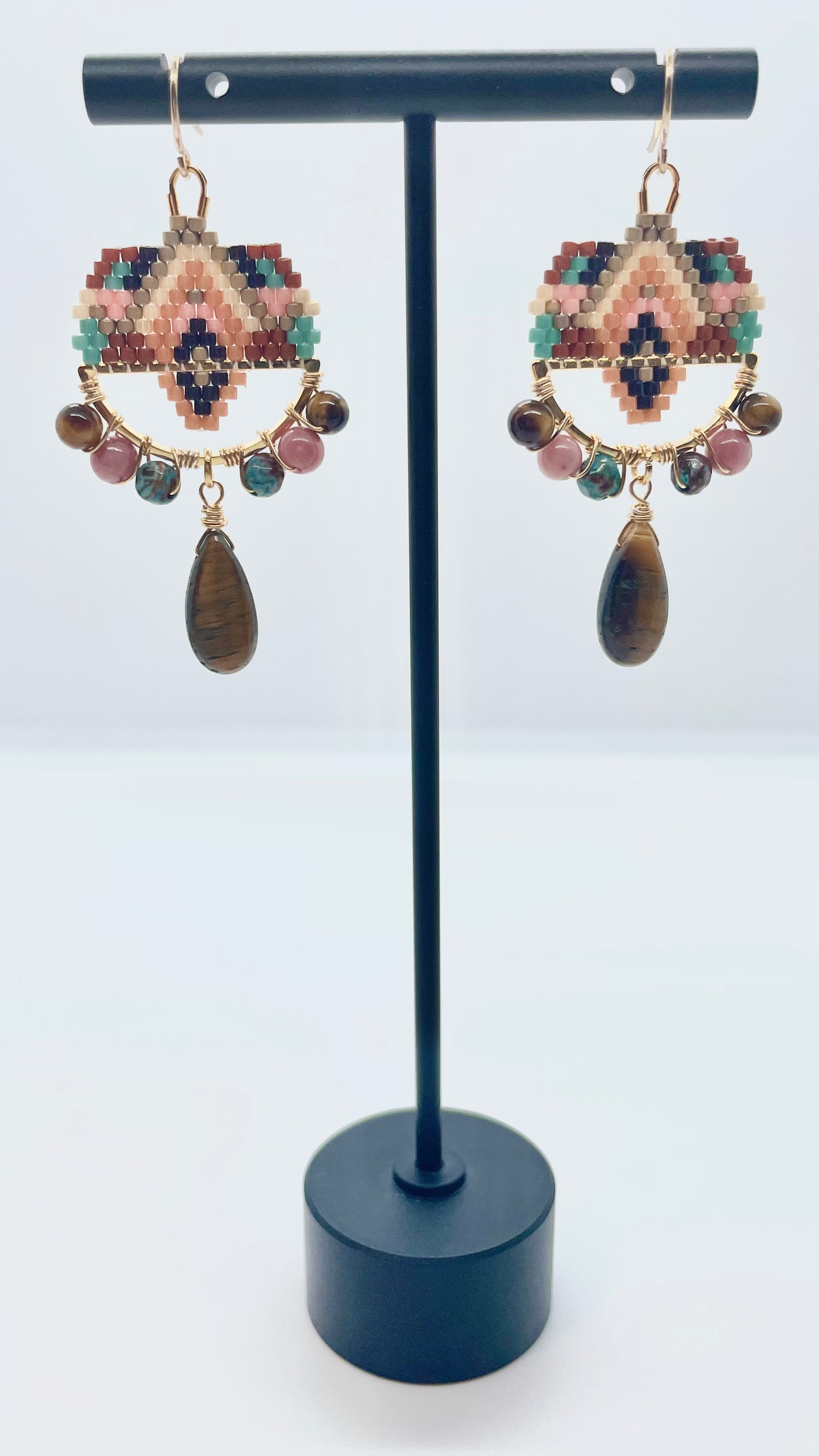 Beaded Earrings | Bluebirds – Mother Sierra